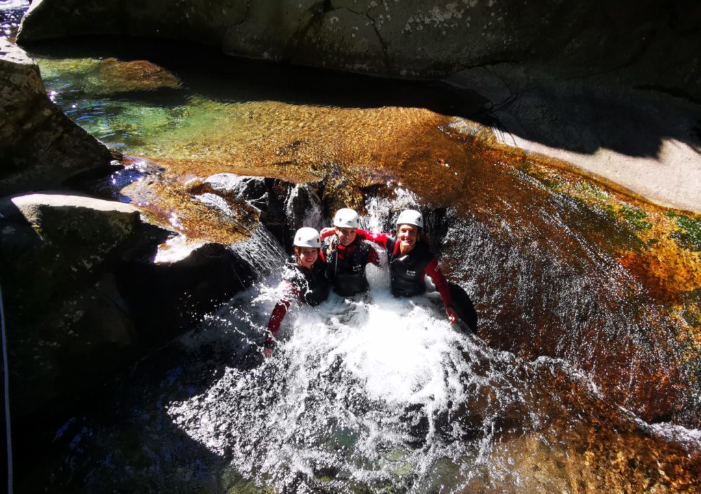 Minitour Canyoning / Canyoning für Anfänger Ardèche