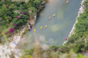 24 Km , La réserve naturelle des Gorges de l'Ardèche